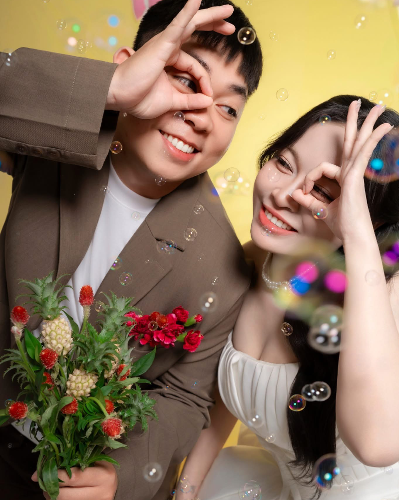 Hoa cưới trái "thơm"