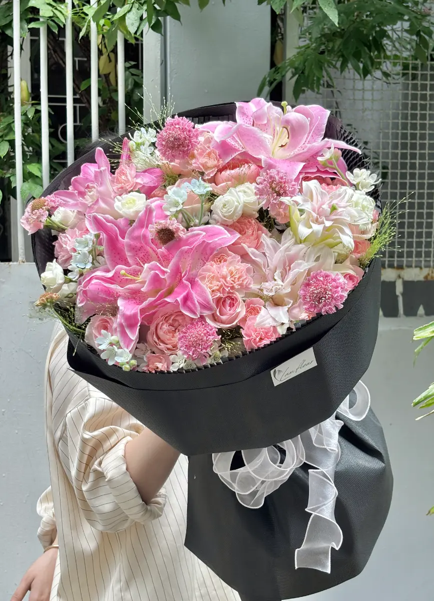 Hoa bó ly hồng tiên tử