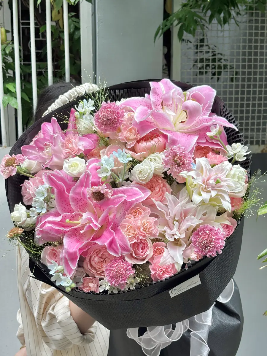Hoa bó ly hồng tiên tử