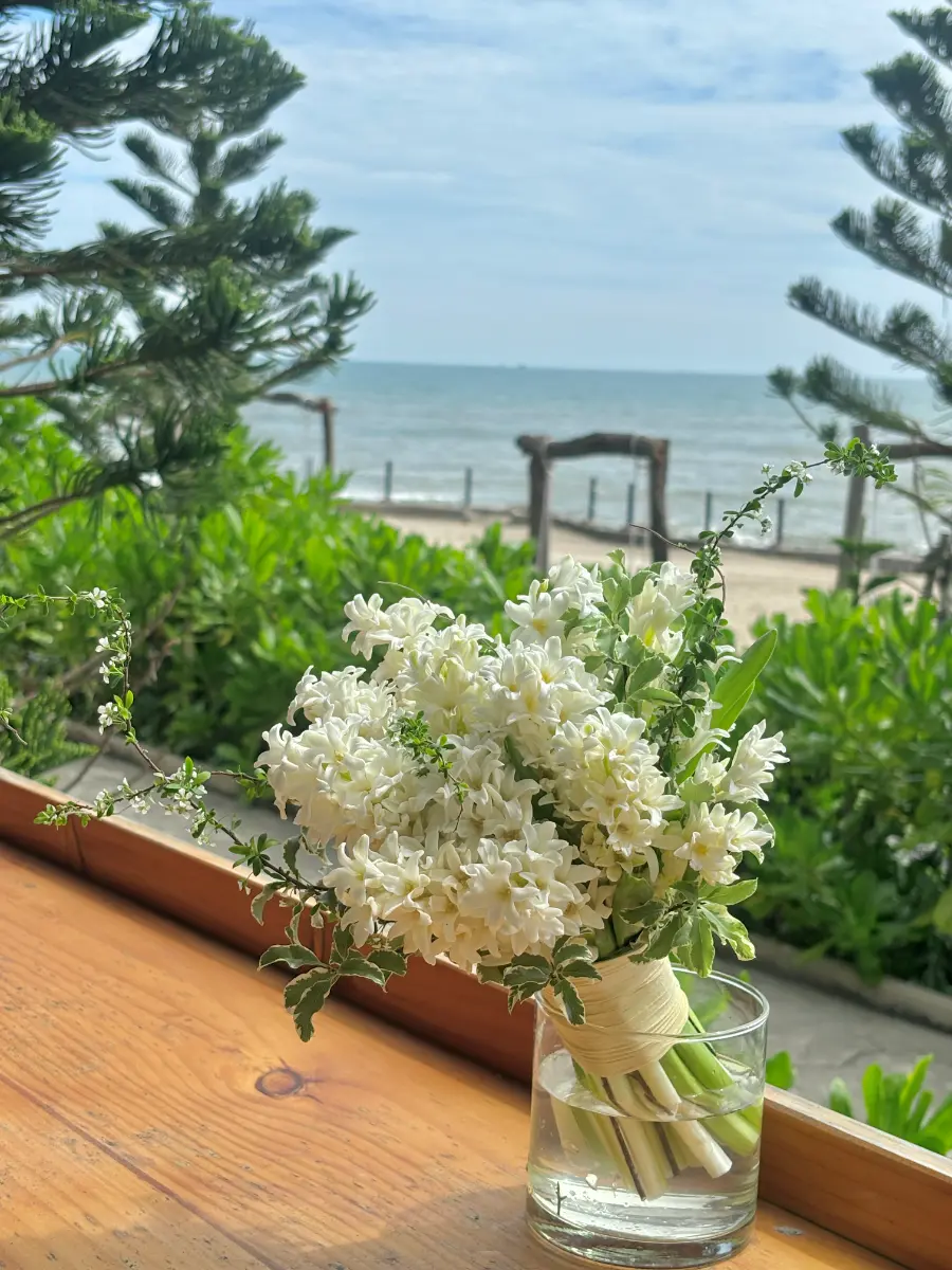 bó hoa cưới dạ lan hương trắng