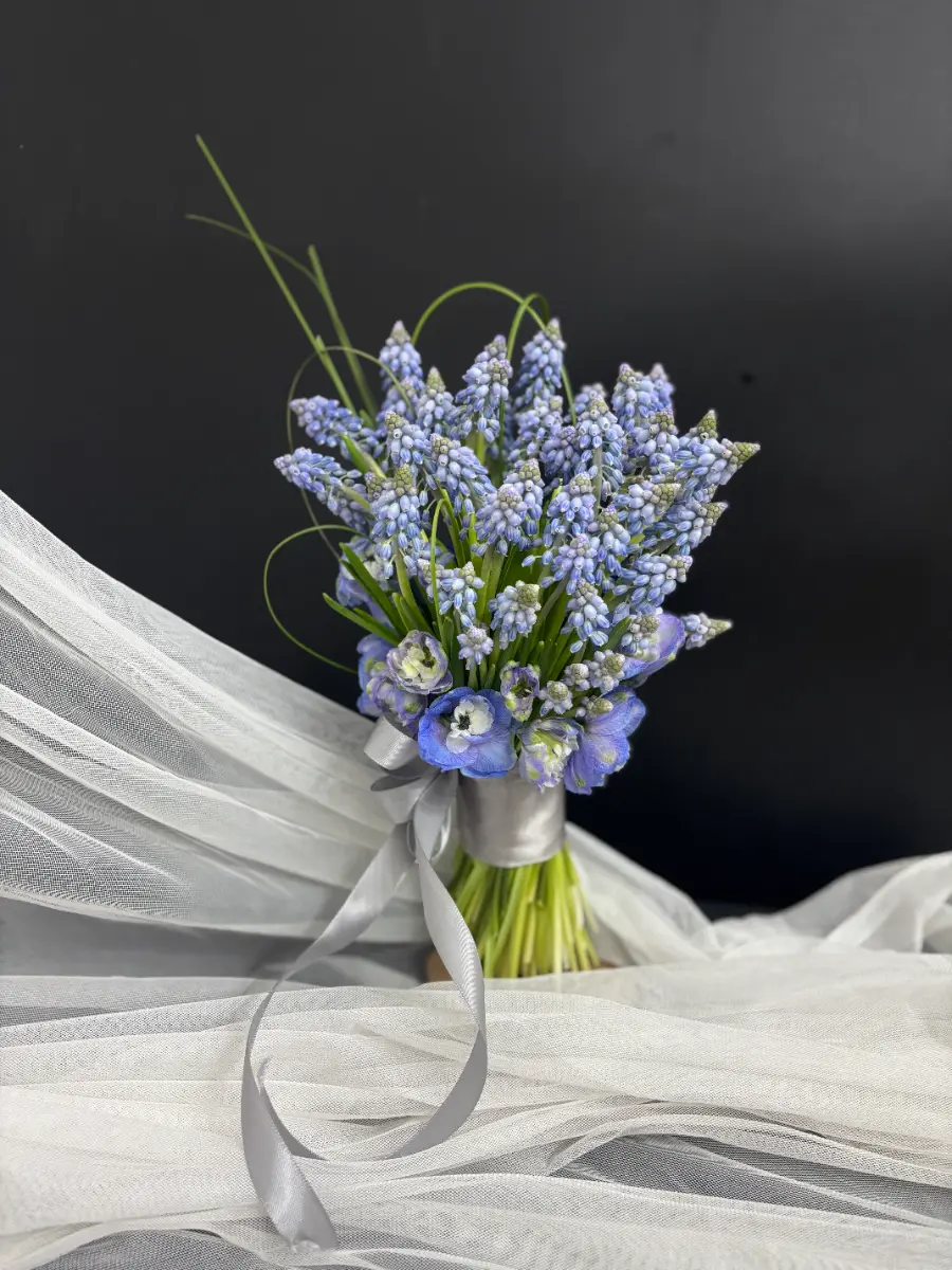 Bó hoa cưới Muscari