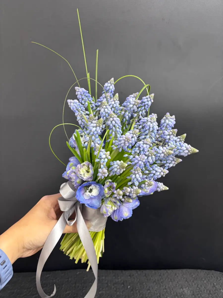 Bó hoa cưới Muscari