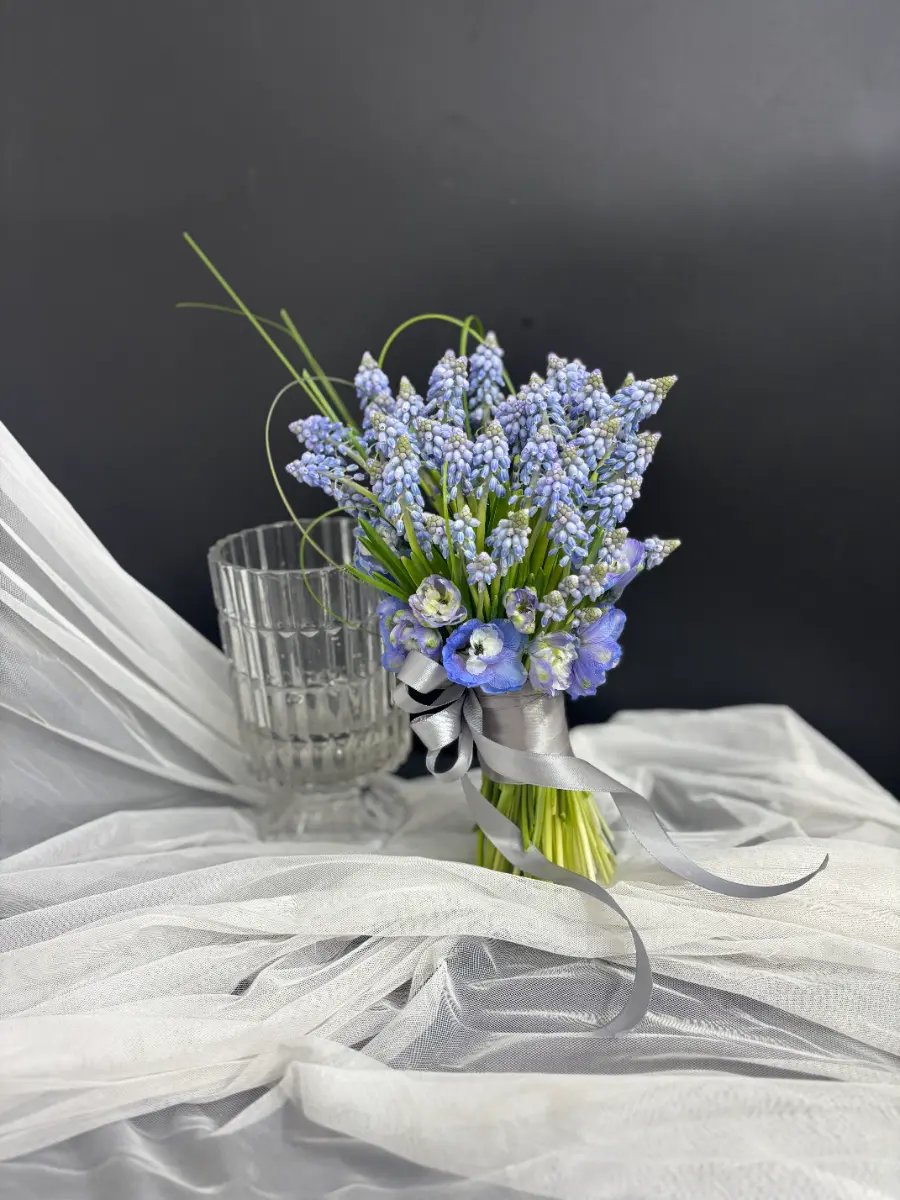 Bó hoa cưới Muscari