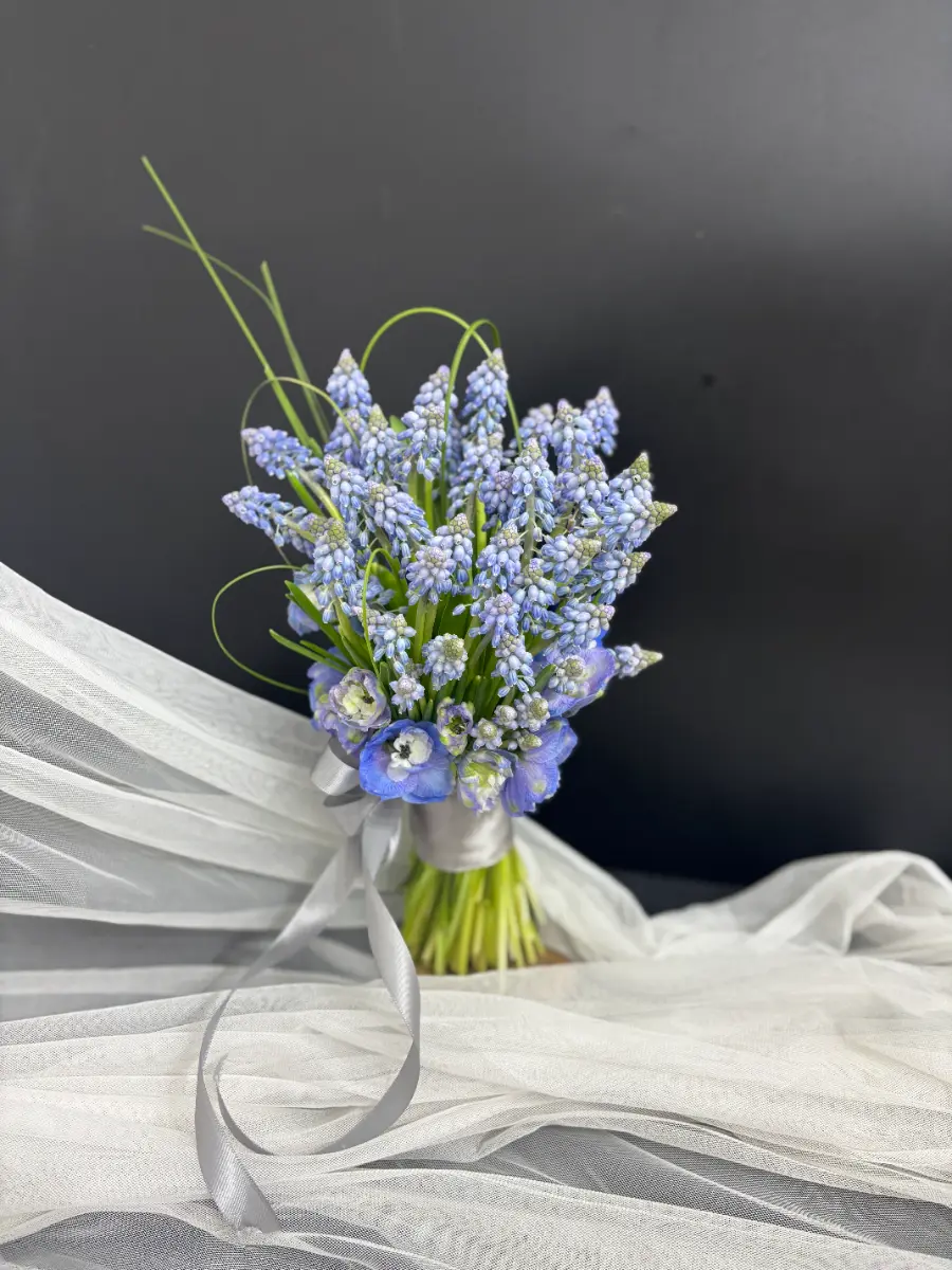 Bó hoa cưới Muscari