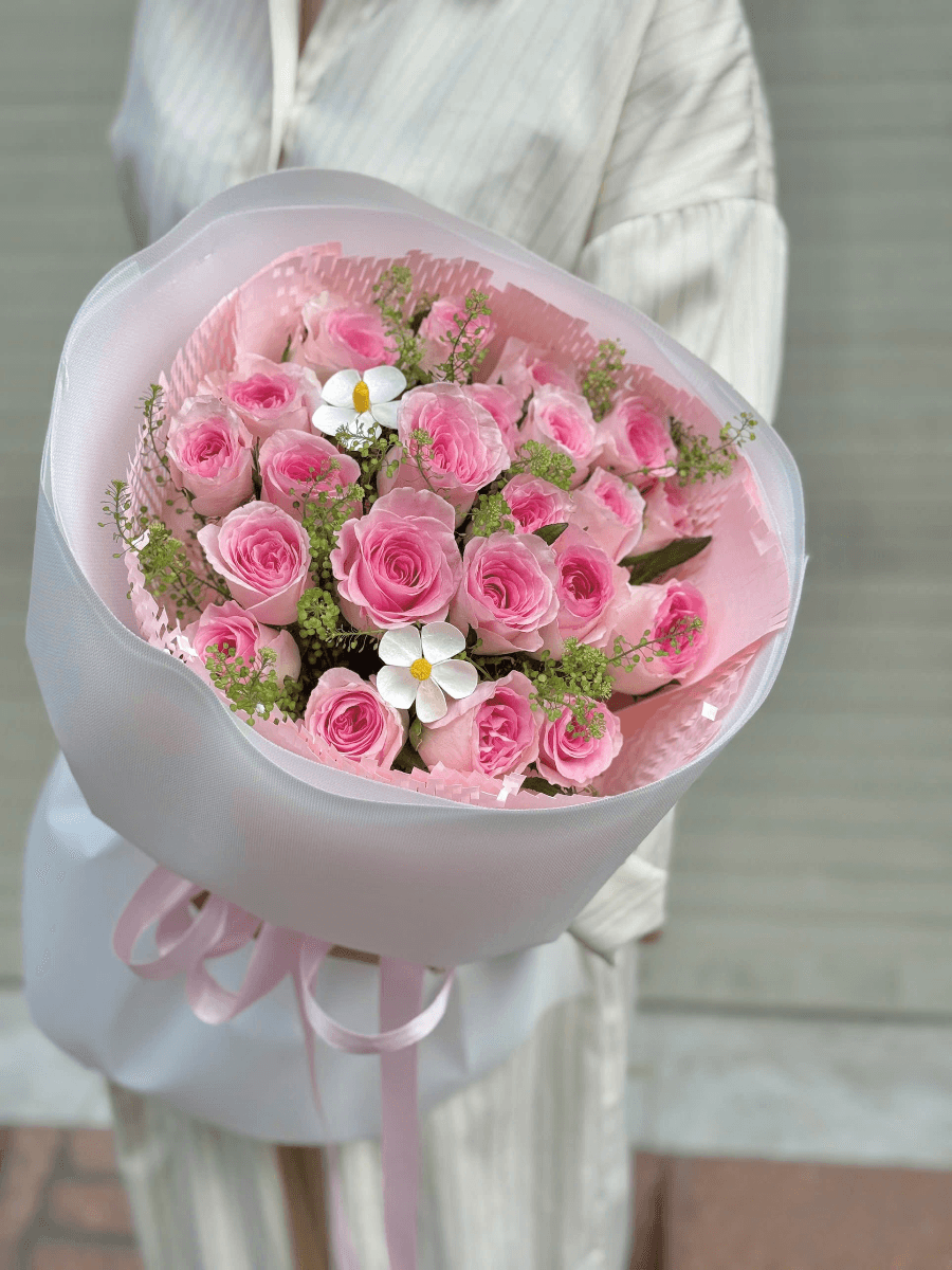 Bó hoa Hồng Lạc thần